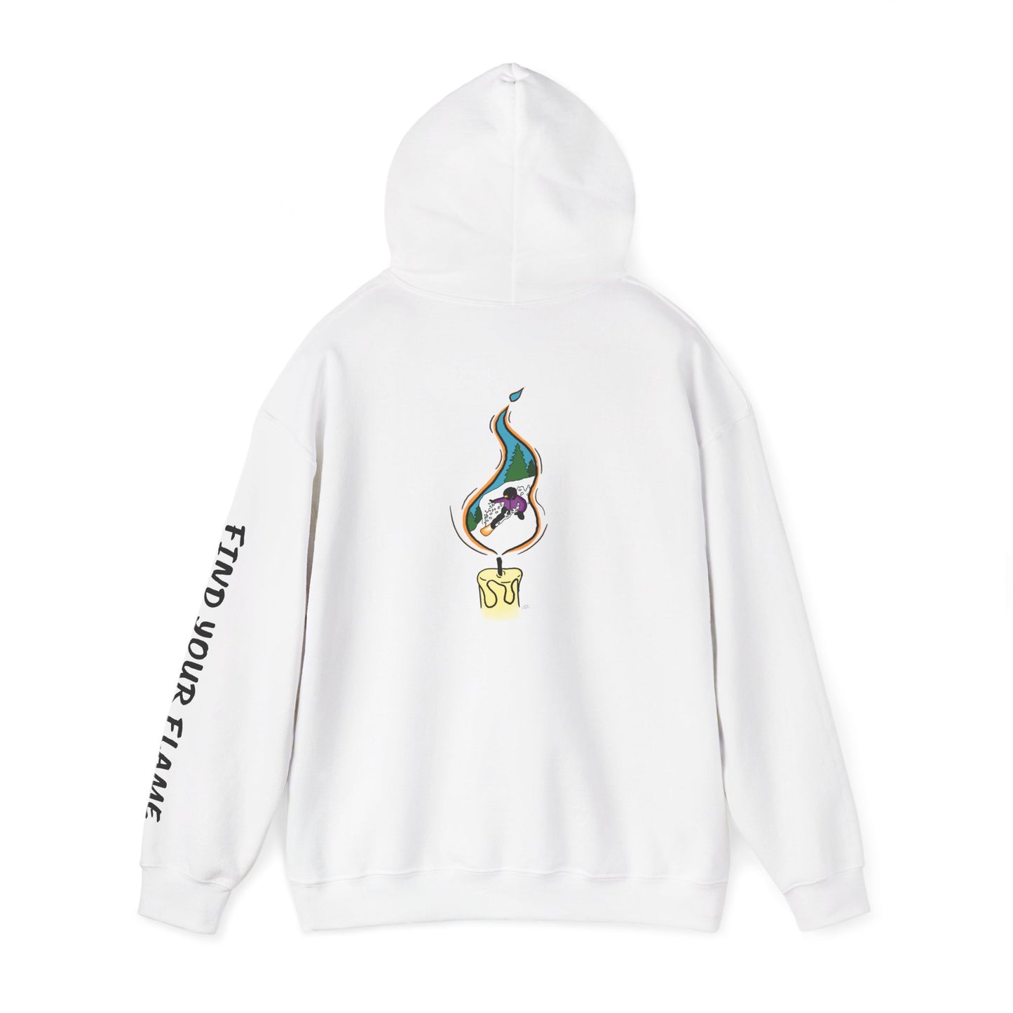 Cozy Hoodie For The Snowborder's Who Found Their Flame