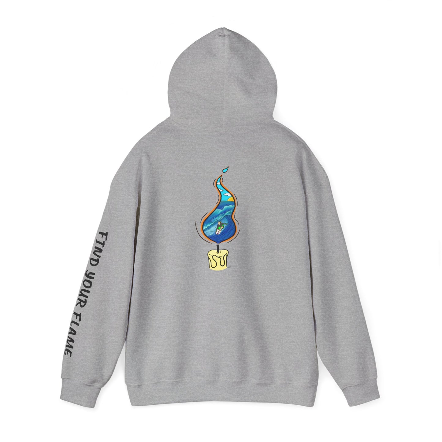 Cozy Hoodie For The Surfer’s Who Found Their Flame