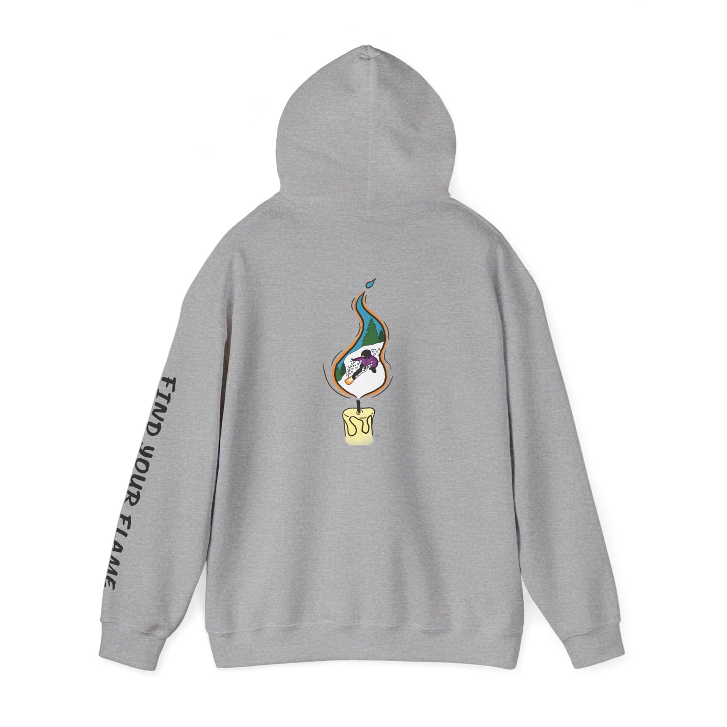 Cozy Hoodie For The Snowborder's Who Found Their Flame