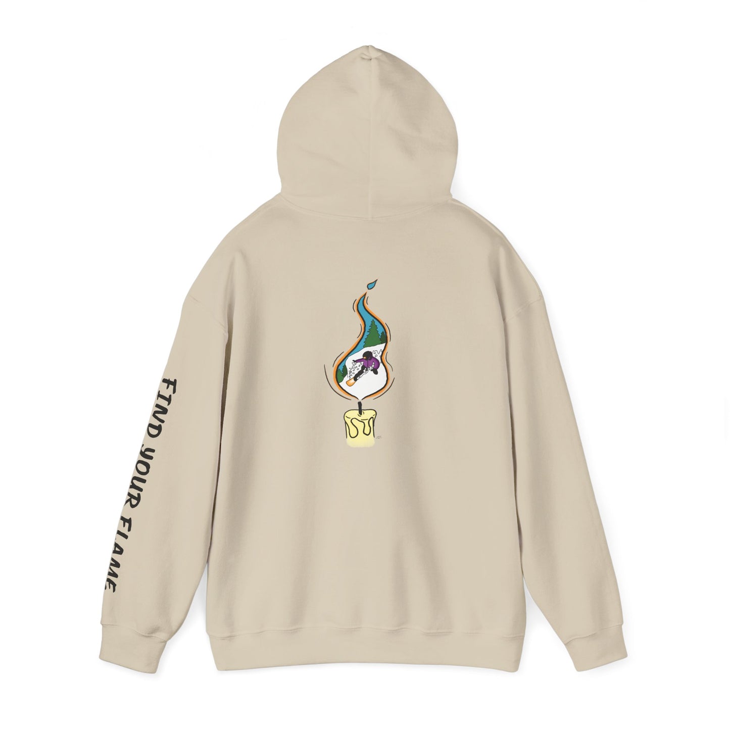 Cozy Hoodie For The Snowborder's Who Found Their Flame